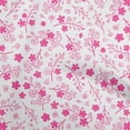 thumbnail image 1 of oneOone Viscose Jersey Fuschia Pink Fabric Asian Floral Sewing Material Print Fabric By The Yard 60 Inch Wide, 1 of 4