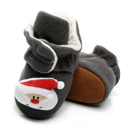 

Christmas Clearance Items LIDYCE Infant Girls Indoor Soft-Soled Princess Shoes Baby Walking Shoes Gray 145