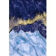 thumbnail image 2 of Purple Blue Gold Modern Marble Area Rug for Living Room Bedroom Contemporary Art Deco Fluffy Dining Kitchen Runner Rugs Abstract Washable Office Hallway Bath Carpet 5x7ft, 2 of 6