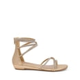 thumbnail image 2 of Sandalia DREAM PAIRS WEITZ con tiras y pedrería dorada talla 6, 2 of 8