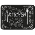 thumbnail image 4 of Kitchen Supplies Bowl Rugs Set of 2 Front Designer 47x17 Inch Mat, 4 of 5