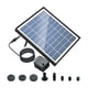 thumbnail image 1 of Fuente Irfora Bomba de fuente solar de 6.5W con 6 boquillas 1500mAh Batteru Bomba de agua sumergible para baño de pájaros DIY Bomba de fuente al aire libre para pecera Jardín Piscina Acuario Irfora Fuente, 1 of 7
