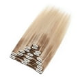 thumbnail image 3 of MY-LADY Extra Thick Clip in 100% Remy Human Hair Extension Double Weft Full Head Natural Hairpiece 110-170g #12P613T61316inch, 3 of 10