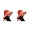 thumbnail image 1 of Minnieouse Sombrero para el sol Sombreros de pescador plegables Gorra protectora de ala ancha de malla Color sólido transpirable de moda para Type5 NO5, 1 of 6