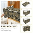 thumbnail image 2 of Yayeee Collapsible Cube Storage Bin with Lid Fabric Closet Decorative Basket with Handles, Golden Elegance, 2 of 7