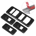 thumbnail image 1 of Window Lift Button Frame Window Switch Cover Car Interior Decoration 4pcs Window Switch Button Panel Cover Trim Piano Black Fits For Land Rover Discovery 5 2017-2020, 1 of 8