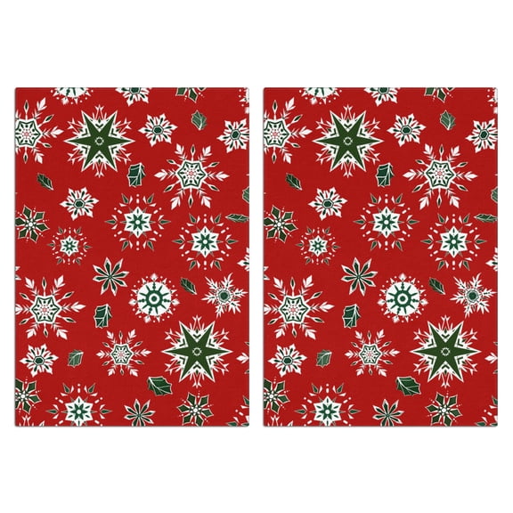Christmas Kitchen Towels Set Of 2 - 18x26 Inch Ultra Absorbent Dish Towels, Soft Drying Hand Towels for Cooking, Baking & Decor, Spring/Summer Home Aesthetic.