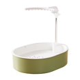 thumbnail image 4 of Almencla Automatic Parakeet Bird Bath Small Medium Birds Conure Cockatiel Parrot Bath U Shaped White, 4 of 8