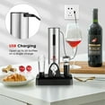 thumbnail image 5 of Canddidliike 6-in-1 Electric Wine Bottle Opener Set with Foil Cutter, 6-in-1 Wine Bottle Opener Set for Home Party Bar Outdoor Gift, 5 of 9