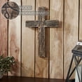 thumbnail image 2 of Distressed Grey FAITH Wooden Cross 18x12, 2 of 4