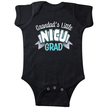

Inktastic Grandad s Little Nicu Grad in Blue with Banner Gift Baby Boy or Baby Girl Bodysuit