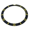 thumbnail image 2 of NEW BEZEL INSERT CERAMIC FOR ROLEX SUBMARINER 16808 16618 SAPPHIRE BLACK GOLD/F, 2 of 2