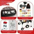 thumbnail image 6 of Greatcool Kids Play Kitchen Toys, Kids BBQ Grill Playset with Smoke Sound Light, 2-Layer Barbecue Toy with Wheels, Outdoor Play Food Toys Cooking Set for Toddlers 3-6, Birthday for Boys Girls, 6 of 7