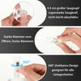 thumbnail image 1 of Decodeary 5pieces Stylish Hooks For Hanging Strong Bearing Capacity Easy Installation Durable Suction Cup, 1 of 6