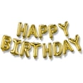 thumbnail image 1 of Pancarta con globos de feliz cumpleaños Letras en 3D Letras de lámina de Mylar, Decoración inflable para fiestas y decoraciones para eventos para niños y adultos, Reutilizable, Diversión ecológica Fokelyi LRWJ574-2, 1 of 6