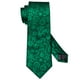 thumbnail image 4 of Corbata Barry.Wang de Seda con Diseño Paisley Verde para Hombre, 150 cm, 4 of 7