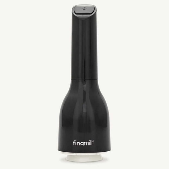 FinaMill Battery Operated Grinder with Pepper Pod, Midnight Black