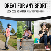 Flybar Multi Sport, Skateboard and Bike Helmet, For Kids and Adults, Ages 6+, Splatter, S/m