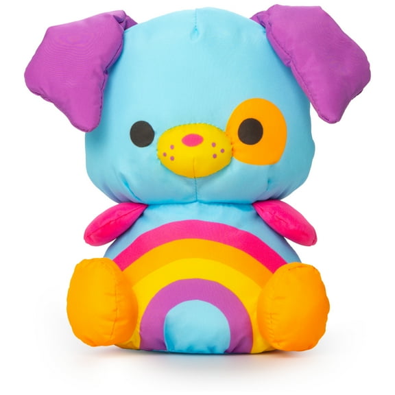 Swisheez Dwayne Puppy Stuffed Animal, Retro Inspired Plush Toy for Ages 3 and Up, Blue, 7”