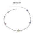 thumbnail image 5 of Necvior Fashion Trend Light Luxury Niche Sense Collarbone Chain Temperament Simple Cold Wind Five-pointed Star Necklace, 5 of 13