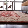 thumbnail image 3 of Rugsotic Carpets Hand Tufted Wool Eco-Friendly Area Rugs - 3'x5', Rectangle, Red Gold, Modern Contemporary Design, High Pile Handmade Anti Skid Rugs for Living Room, Bed Room (K00531), 3 of 8