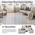 thumbnail image 6 of VUNATE 10'x12' Area Rugs for Living Room Jacquard Textured Modern Rugs Soft Geometric Rug for Bedroom Mid Century Washable Rug Non-Slip Bohemian Carpet Perfect for Dining Room Office, 6 of 6