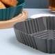 thumbnail image 4 of Freidora de aire de silicona cuadrada para hornear bandeja para horno para utensilios de cocina (gris), 4 of 7