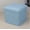 Blue, variant on 11.8" Collapsible Storage Ottomans, Square Space-Saving Storage Stool, Gray