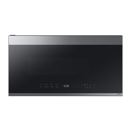 Samsung BESPOKE ME21DG6500SRAA - Microwave oven - over-range - 2.1 cu. ft - 1000 W - stainless steel with built-in exhaust system