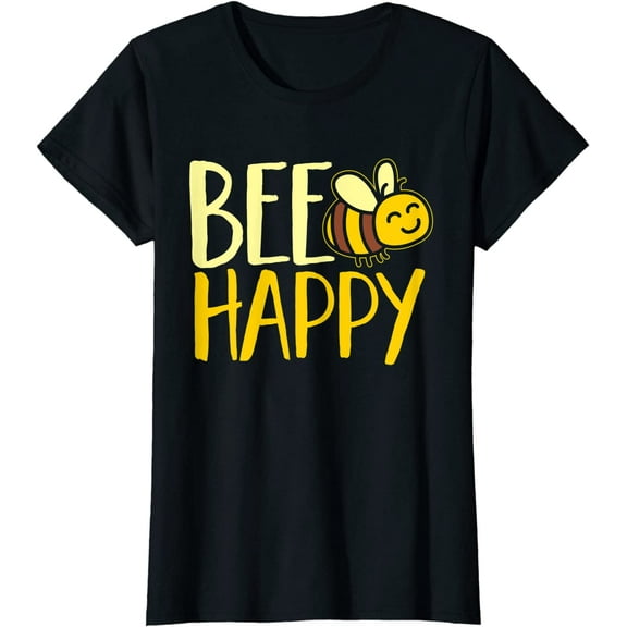 Women Bumble Bee Cute Bee Happy T-Shirt