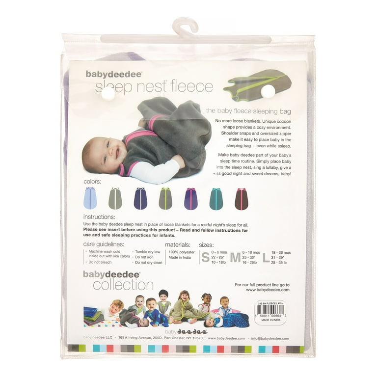Baby deedee sleep nest fleece clearance
