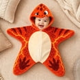thumbnail image 2 of Shadoumai Baby Starfish Onesie Wearable Swaddle Bag Outfits Winter Warm Jumpsuit Long Sleeve Footie Outfits Comfy Clothes, 2 of 7