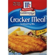 McCormick GOLDEN DIPT Cracker Meal Seafood Fry Mix, 10.0 oz Box