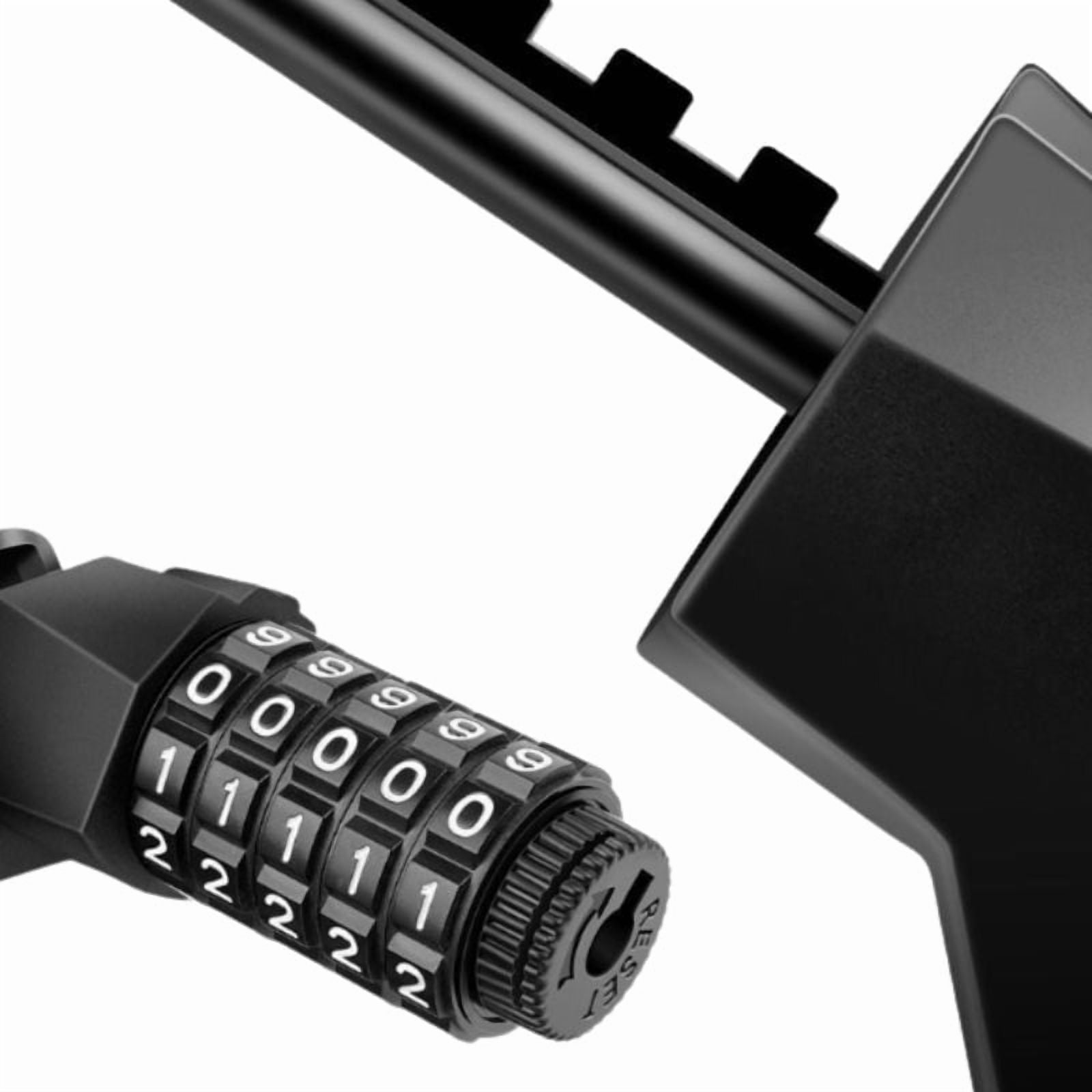 Vantana Bike Lock with Combination 6 ft Bicycle Lock Secure 5 Digit Resettable Cable Lock