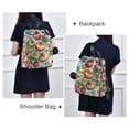 thumbnail image 4 of FORMRS Women's Travel Backpack Purse Anti-Theft Hidden Pockets Casual Shoulder Bag, Floral Tomatoes, 4 of 7