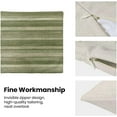 thumbnail image 6 of Boho Green Stripe Throw Pillow Covers 18x18 Inch Set of 2, Rustic Abstract Decorative Throw Pillow Covers Retro Stripe Neutral Outdoor Cushion Cover for Sofa Couch Farmhouse Room Bed Decor, 6 of 7