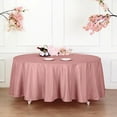 thumbnail image 6 of BalsaCircle 108" Round Polyester Tablecloth Wedding Table Linens Dusty Rose, 6 of 8