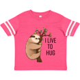thumbnail image 3 of Inktastic I Live to Hug Cute Sloth on a Branch Boys or Girls Toddler T-Shirt, 3 of 5