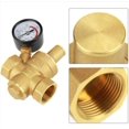 thumbnail image 3 of NineClouds DN20 Brass Adjustable Water Pressure Reducing Valve with Pressure Gauge Pressure Meter, Adjustable Brass Water Pressure Reducer, 3 of 5