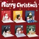 thumbnail image 2 of Tarjetas de felicitación navideñas Pop-UP 3D con sobre, 5/1 piezas, tarjeta postal de bendición familiar, cumpleaños, Año Nuevo, decoración navideña, 2 of 5