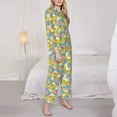 thumbnail image 3 of Fotbe Colorful Duck Pattern Long Sleeve Pajama Set for Women,Sleepwear Set,2-piece Loungewear Set,Soft PJs Comfy Nightwear with Pockets -Medium, 3 of 7