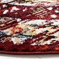 thumbnail image 3 of SAFAVIEH Amsterdam Margery Traditional Area Rug, Red, 6'7" x 6'7" Round, 3 of 8