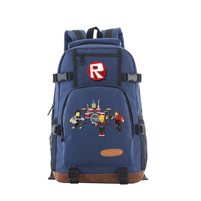 Mochila doble de tela Oxford de dibujos animados para adolescentes, morral impermeable de alta capacidad, bolso escolar para hombres y mujeres