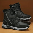 thumbnail image 5 of Men'S High-Top Winter Snow Boots with Thick Rubber Sole & Warm - All-Season Hiking Boots with Hook-and-Loop Closure, Color Options, 5 of 9