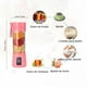 thumbnail image 2 of Batidora portátil, 150 watt para batidos y smoothies, 400 ml batidora de viaje recargable por USB, botella sin BPA (Con Cepillo Esponja Rosa*1 + Ice Lattice*1), 2 of 5