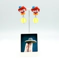thumbnail image 2 of Mall of Style - Beach Themed Earrings for Women - Beach Style Earrings - Clown Earrings (Pumpkin), 2 of 6