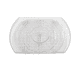 thumbnail image 1 of Plato giratorio para refrigerador, organizador de plato giratorio cuadrado para gabinete de refrigerador, despensa, paquete de 1, transparente, 1 of 6
