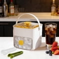 thumbnail image 2 of MKHSQHDG Today's Deals Portable Ice Maker for Freezer with Ice Compact Countertop Design & Storage Drawer | for Home Household & Outdoor Use, 2 of 9