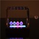 thumbnail image 2 of Yuarrent Bola de péndulo de brillante, cuna de Newton, bolas de cristal iluminadas con LED, adornos de escritorio para decoración del hogar y el Decoración del hogar Rojo Yuarrent HA046820-01, 2 of 6
