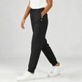 thumbnail image 4 of Beeswan StretchActive Pants for Women Ultra Stretch Breathable Lightweight Comfy Fit Sports Pants Black S, 4 of 5